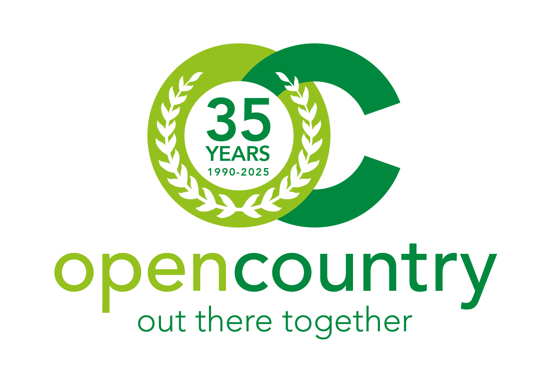 Open Country's 35th anniversary logo